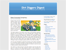 Tablet Screenshot of dirtdiggersdigest.org